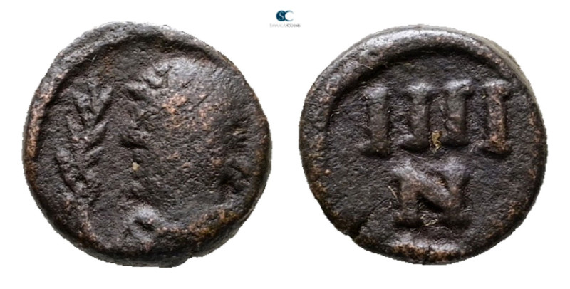 The Vandals. Carthage AD 480-533. Municipal Coinage.
Æ 4 Nummi

10 mm, 1,05 g...