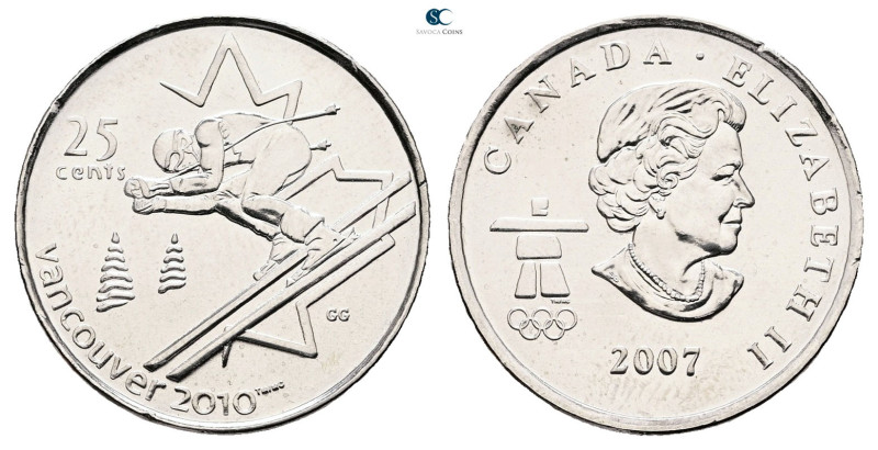 Canada. AD 2007. Olympic Games Vancouver 2010
25 Cents 2007

 mm, 4,50 g

...