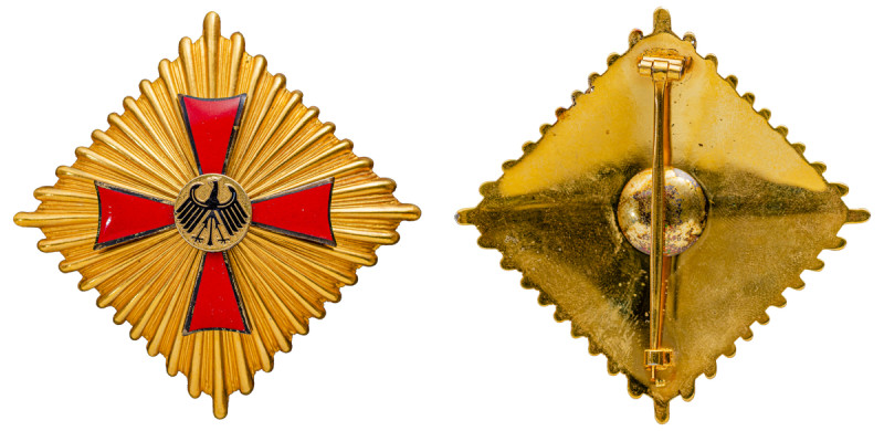 Germany. Star of the Knight Commander’s Cross, 67.66g, 79.40mm x 79.40mm.

Estab...