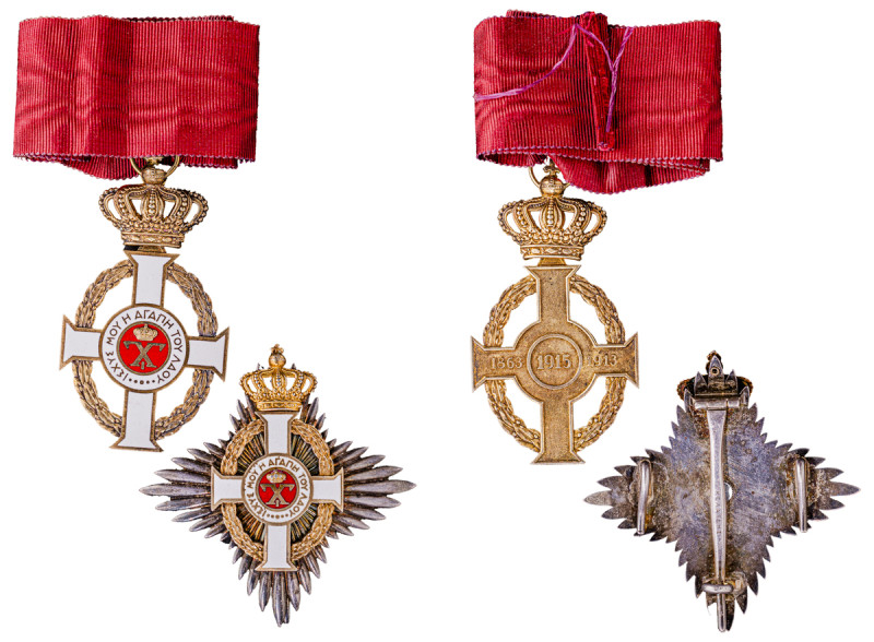 Greece. Royal Order of George I, Grand Commander’s set comprising Grand Commande...