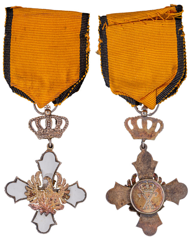 Greece. Royal Order of the Phoenix, Knight’s Silver Cross, 1936 issue, 18.17g, 3...