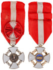 Italy. Order of the Crown, Officer’s Cross, 23.00g, 35.40mm x 39.30mm.

Good very fine, some problems on enamels.