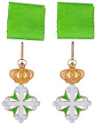 Italy. Order of St. Maurice and St. Lazarus, Commander’s Gold Cross, manufactured by E. Gardino, Roma, 26.15g, 53.00mm x 83.70mm.

Good extremely fine...