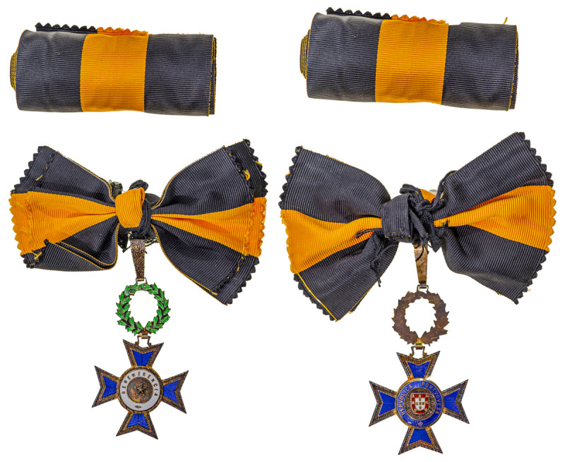 Portugal. Order of Merit, Grand Cross Badge only, with short sash ribbon, 42.05g...