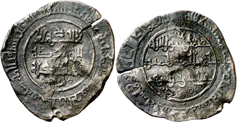 Almorávides. AH 504. Ali ibn Yusuf. Saraqusta (Zaragoza). Dirhem de plata baja. ...