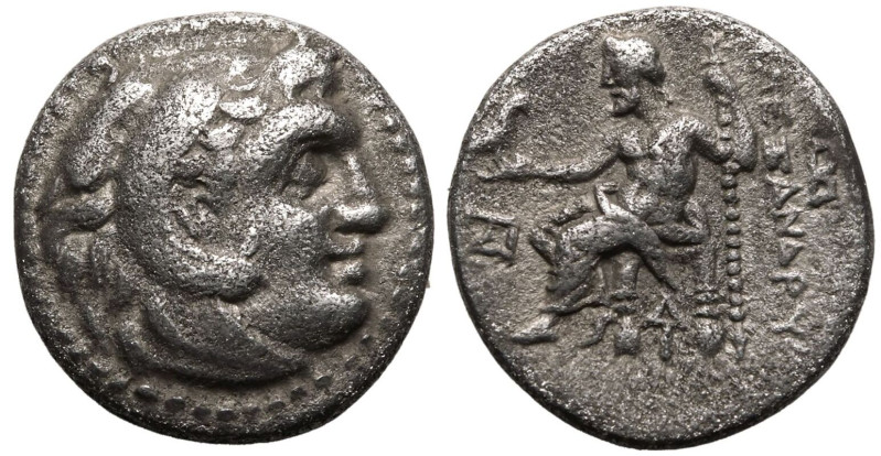 ANCIENT GREECE. KINGDOM OF MACEDON. Antigonos I 'Monophthalmos'. 
Silver Drachm...