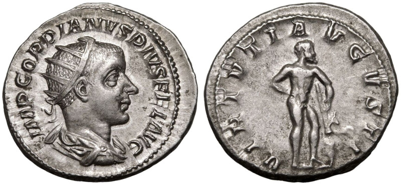 ROMAN EMPIRE. Gordian III. 
Silver Antoninianus, AD 241-243. Rome. 
Obv: IMP G...