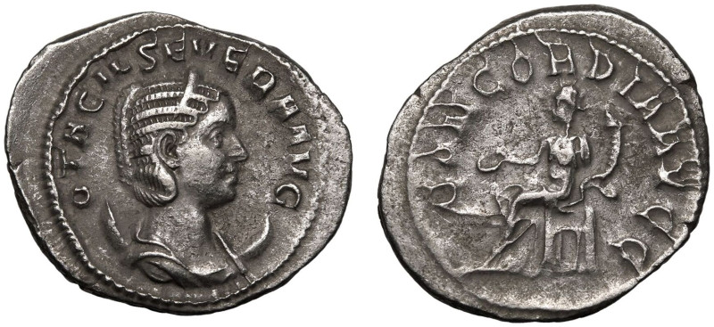 ROMAN EMPIRE. Otacilia Severa (wife of Philip I). 
Silver Antoninianus, AD 244-...