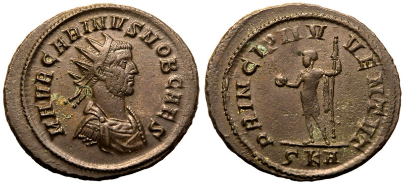 ROMAN EMPIRE. Carinus (Caesar). 
Billon Antoninianus, AD 282-283. Rome. 
Obv: ...