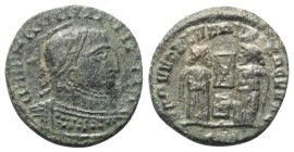 Imitationen römischer Münzen.

Imitation eines Follis (Bronze) von Constantinus I. (307 - 337 n. Chr.).

Vs: Büste mit Helm und Panzer rechts. Bar...