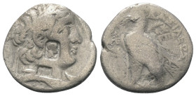 Seleukidisches Königreich. Antiochos VII. Euergetes (138 - 129 v. Chr.).

 Didrachme (Silber). 130 / 129 v. Chr. (Jahr 183). Tyros.
Vs: Drapierte B...