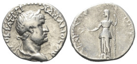 Kleinasien. Ungesicherte Münzstätte. Hadrianus (117 - 138 n. Chr.).

 Didrachme (Silber).
Vs: Büste des Hadrianus in Rückansicht mit Lorbeerkranz, ...