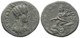 Lykaonien. Laranda. Otacilia Severa (Kaiserin 244 - 249 n. Chr.).

 Bronze.
Vs: Drapierte Büste der Otacilia Severa rechts.
Rs: Tyche nach links s...
