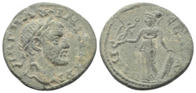 Kilikien. Ninika - Klaudiopolis. Maximinus I. Thrax (235 - 238 n. Chr.).

 Bronze.
Vs: Kopf des Maximinus mit Lorbeerkranz rechts.
Rs: Athena mit ...
