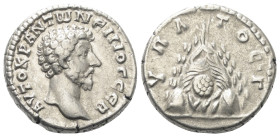 Kappadokien. Kaisareia (Caesarea). Marcus Aurelius (161 - 180 n. Chr.).

 Didrachme (Silber). Ca. 161 - 166 n. Chr.
Vs: Kopf des Marcus Aurelius mi...