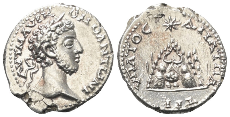 Kappadokien. Kaisareia (Caesarea). Commodus (177 - 192 n. Chr.).

 Drachme (Si...