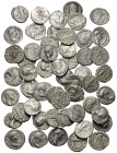 Römische Münzen - Lots. Kaiserzeit.


Lot (53 Stück, Silber): kaiserzeitliche Denare.
Unter anderem:
Vespasianus (69 - 79 n. Chr.), Traianus (98 ...