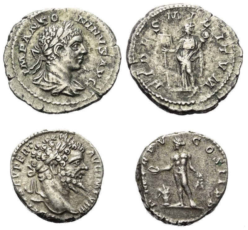 Römische Münzen - Lots. Kaiserzeit.


Lot (2 Stück, Silber): Denare des Septi...
