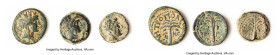 ANCIENT LOTS. Greek. Seleucid Kingdom. Lot of three (3) AE issues. VG-Fine. Includes: Three AE Seleucid issues, various rulers and types. SOLD AS IS, ...