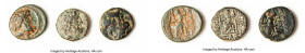 ANCIENT LOTS. Greek. Seleucid Kingdom. Lot of three (3) AE issues. VG-Fine. Includes: Three AE Seleucid issues, various rulers and types. SOLD AS IS, ...