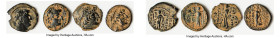 ANCIENT LOTS. Greek. Seleucid Kingdom. Lot of four (4) AE issues. VG-Fine. Includes: Four AE Seleucid issues, various rulers and types. SOLD AS IS, NO...