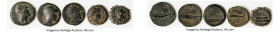 ANCIENT LOTS. Greek. Seleucid Kingdom. Lot of five (5) AE issues. VG-Fine. Includes: Five AE Seleucid issues, various rulers and types. SOLD AS IS, NO...