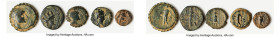 ANCIENT LOTS. Greek. Seleucid Kingdom. Lot of five (5) AE issues. VG-Fine. Includes: Five AE Seleucid issues, various rulers and types. SOLD AS IS, NO...