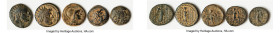ANCIENT LOTS. Greek. Seleucid Kingdom. Lot of five (5) AE issues. VG-Fine. Includes: Five AE Seleucid issues, various rulers and types. SOLD AS IS, NO...