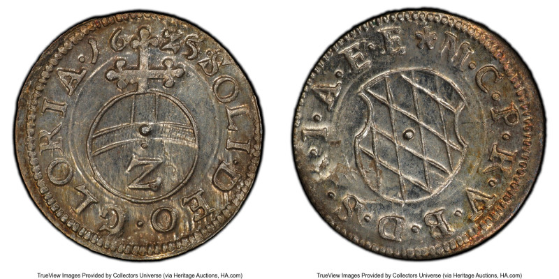 Bavaria. Maximilian I 2 Kreuzer 1625 MS64 PCGS, Amberg mint, KM128. HID098012420...