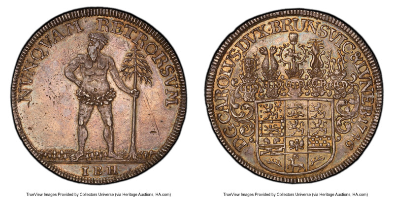 Brunswick-Wolfenbüttel. Karl I Taler 1746-IBH MS63 PCGS, Zellerfeld mint, KM883,...