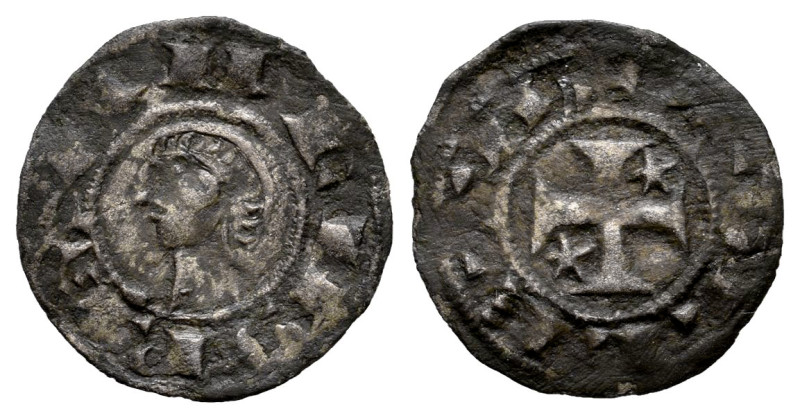 Kingdom of Castille and Leon. Alfonso I of Aragón (1162-1196). Obol. Toledo. (Ba...