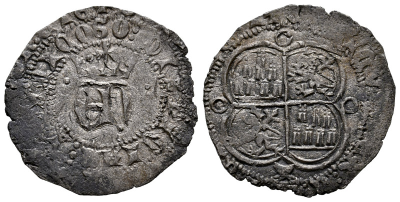 Kingdom of Castille and Leon. Enrique II (1368-1379). Real de vellon. Cuenca. (B...