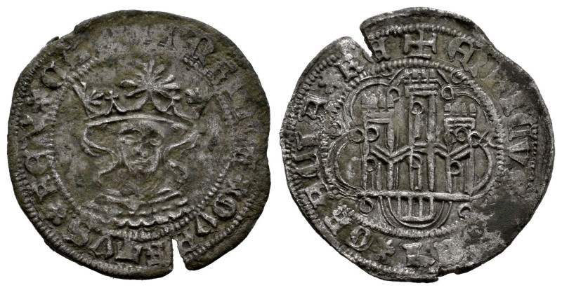 Kingdom of Castille and Leon. Henry IV (1399-1413). 1/2 cuartillo. Segovia. (Bau...