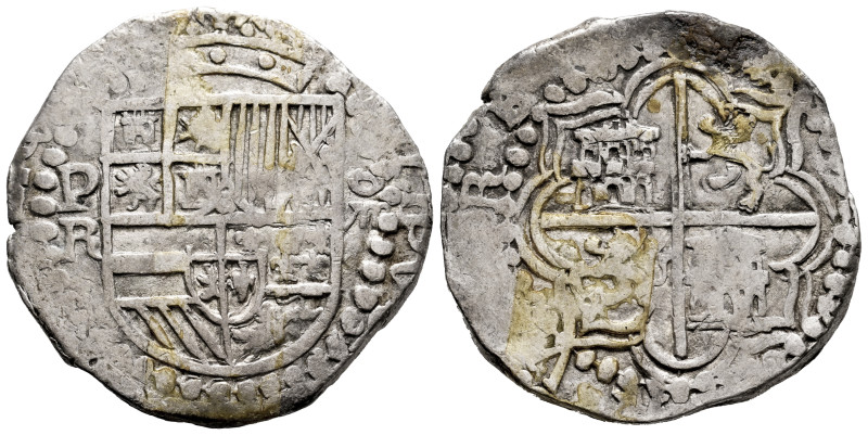 Philip III (1598-1621). 8 reales. ND (1603-1612). Potosi. R. (Cal-912). Ag. 26,8...