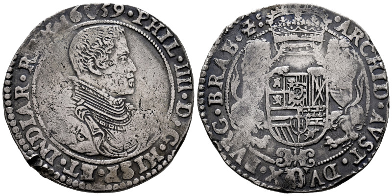 Philip IV (1621-1665). 1 ducaton. 1659. Antwerpen. (Tauler-2920). (Vti-1247). (V...