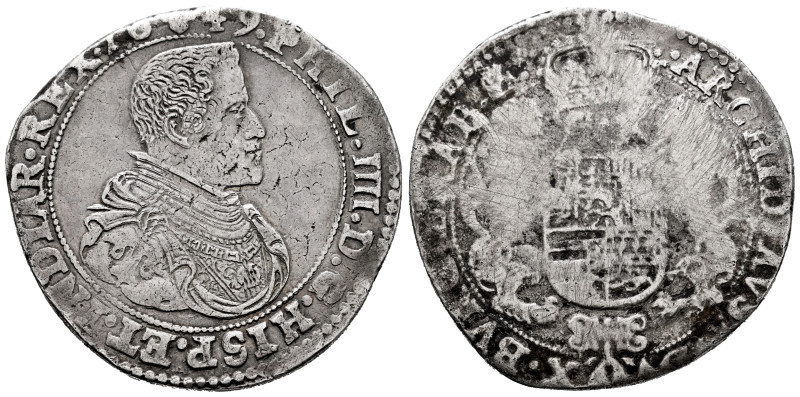 Philip IV (1621-1665). 1 ducaton. 1649. Brussels. (Tauler-2942). (Vti-1305). (Va...