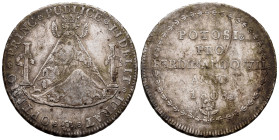 Ferdinand VII (1808-1833). "Proclamation" medal. 1808. Potosi. (Vives-726). (H-50). (Medina-346). Ag. 26,92 g. 8 Reales module. Scratch on reverse. Ra...