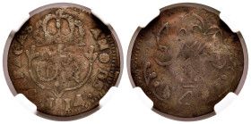 Ferdinand VII (1808-1833). 1/4 real. 1814. Caracas. (Cal-63). Ae. Slabbed by NGC as VF Details, Damaged. Est...50,00. 

Spanish descripction: Fernan...