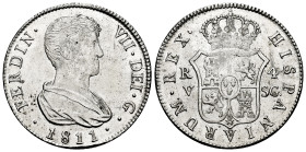Ferdinand VII (1808-1833). 4 reales. 1811. Valencia. SG. (Cal-1144). Ag. 13,36 g. Faint scratches. XF. Est...200,00. 

Spanish descripction: Fernand...