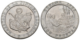 Juan Carlos I (1975-2014). 200 pesetas. 1995. Madrid. (Cal-153). 10,60 g. Murillo / El Greco. It retains some luster. Almost MS. Est...30,00. 

Span...