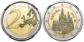 Juan Carlos I (1975-2014). 2 euros. 2012. Madrid. Slabbed by NGC as MS 67. Est...30,00. 

Spanish descripction: Juan Carlos I (1975-2014). 2 euros. ...
