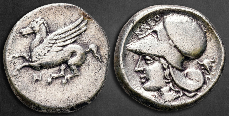 Akarnania. Anaktorion circa 350-300 BC. Kleo-, magistrate
Stater AR

22 mm, 8...