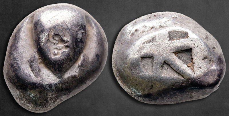 Islands off Attica. Aegina circa 480-446 BC. 
Stater AR

19 mm, 12,24 g

Se...