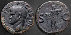 Agrippa 12 BC. Struck under Caligula. Rome. As Æ