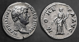 Hadrian AD 117-138. Rome. Denarius AR