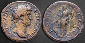 Hadrian AD 117-138. Rome. Sestertius Æ