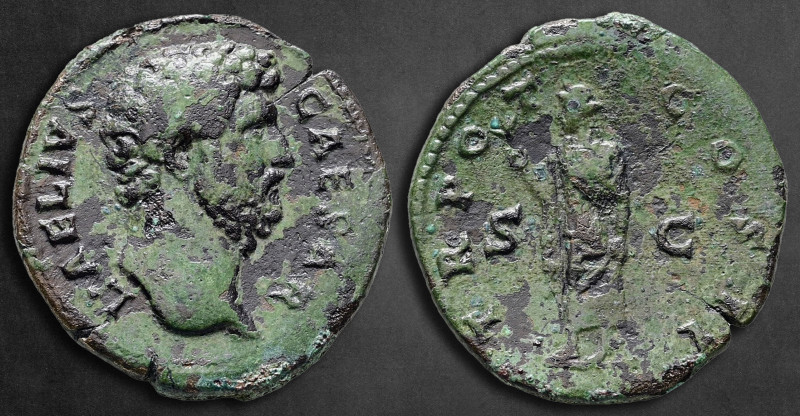 Aelius, as Caesar AD 136-138. Rome
As Æ

28 mm, 11,94 g

L AELIVS CAESAR, b...