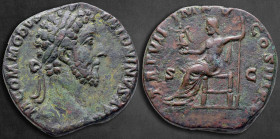 Commodus AD 177-192. Rome. Sestertius Æ