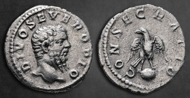 Divus Septimius Severus AD 211. Rome. Denarius AR