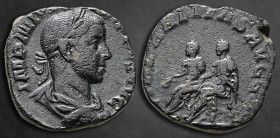 Philip II AD 247-249. Rome. Sestertius Æ